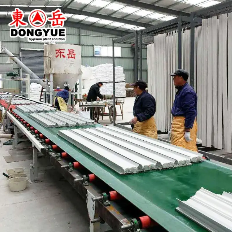 
plaster decorative cornice plant/gypsum cornice production equipment 