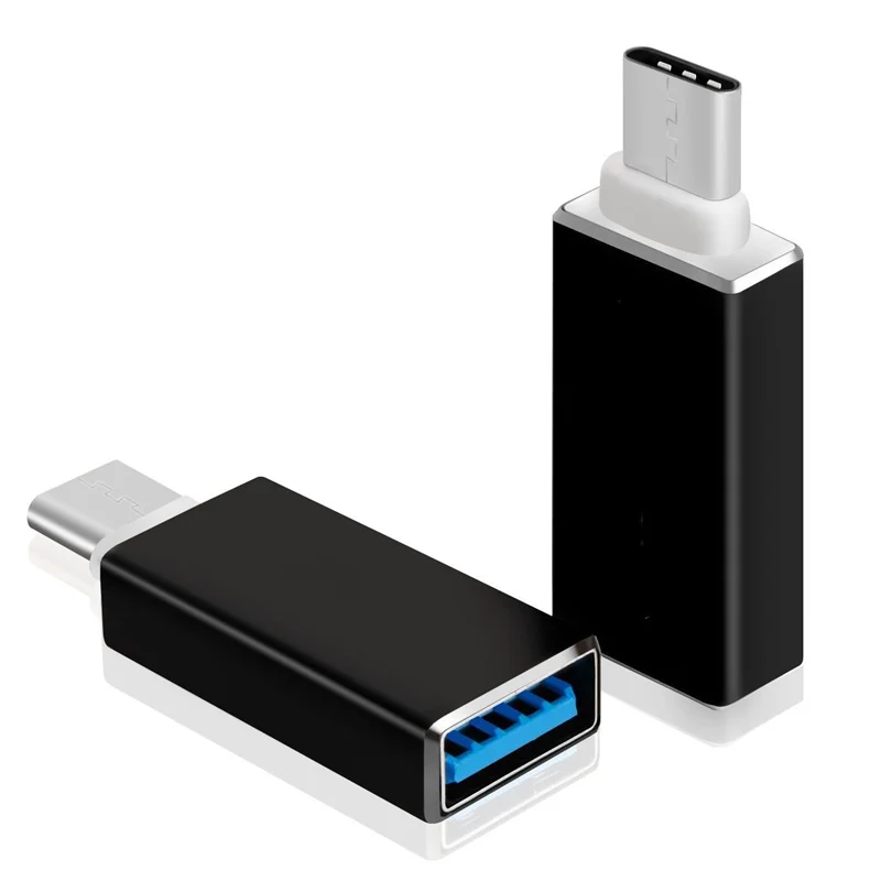USB C to USB 3.0 OTG Adapter Charger Compatible with MacBook Pro Aluminum type C Male to A Female convert