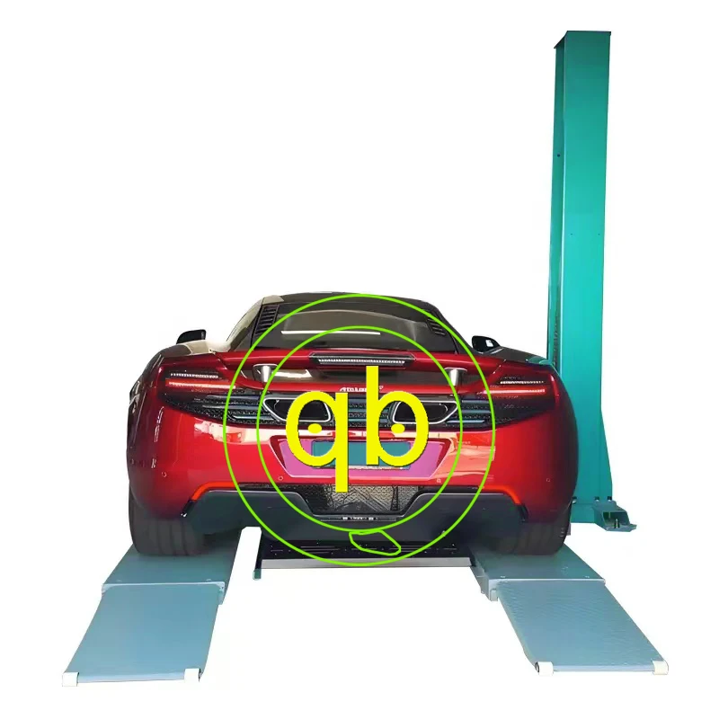 Single Post two Column Car Parking Lift System One Pole Stacker For Vehicle Hydraulic Mechanical Indoor Home Garage Equipment