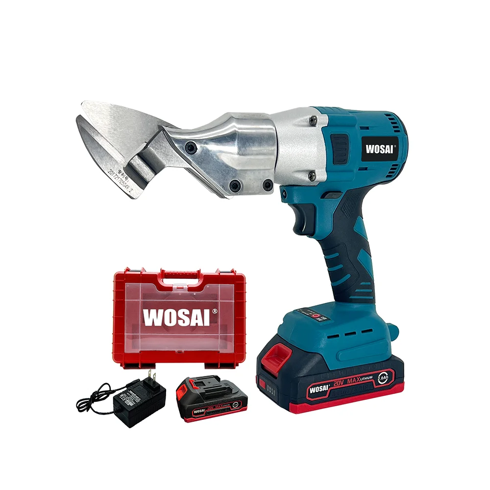 WOSAI Wholesale Comfortable Handle 20V Wear Resistant Brushless Cutting Shear Iron Sheet Scissors