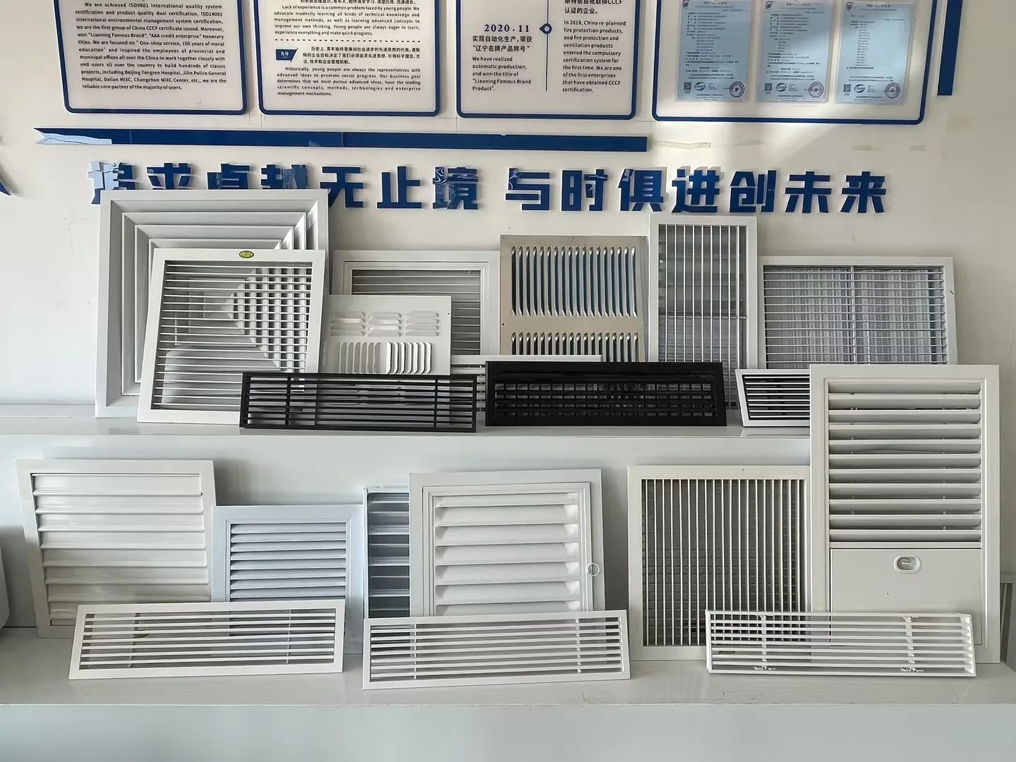 Детали вентиляционной системы HVAC для кондиционера алюминиевая решетка