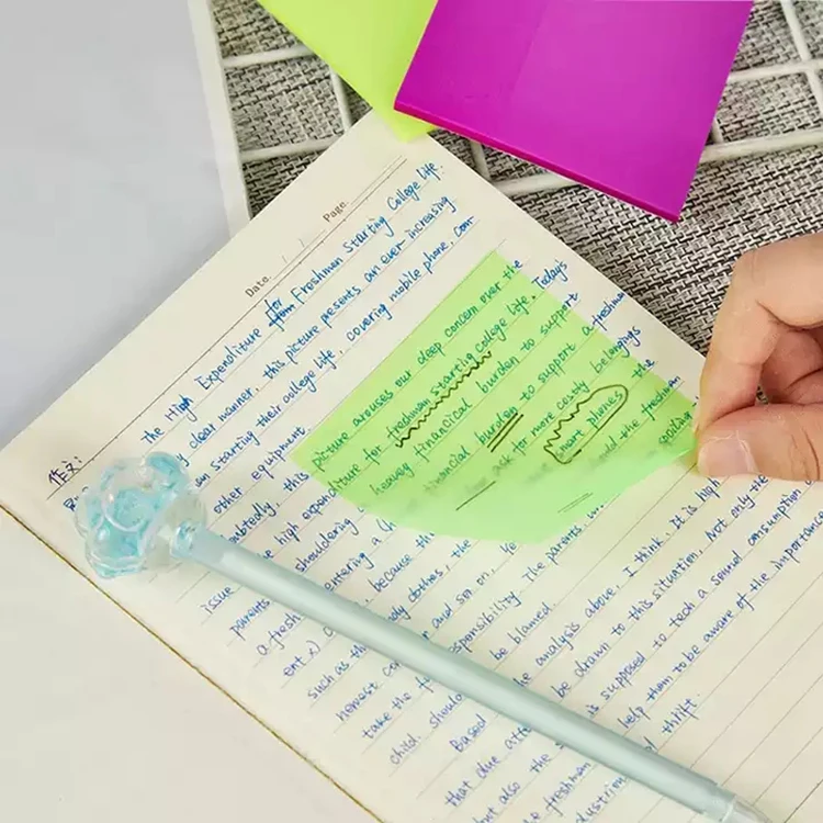 Hot Sale Sticky Note Pad 3x3 Inches 10 Colors Sticky Notes Custom Logo Print Sticky Note