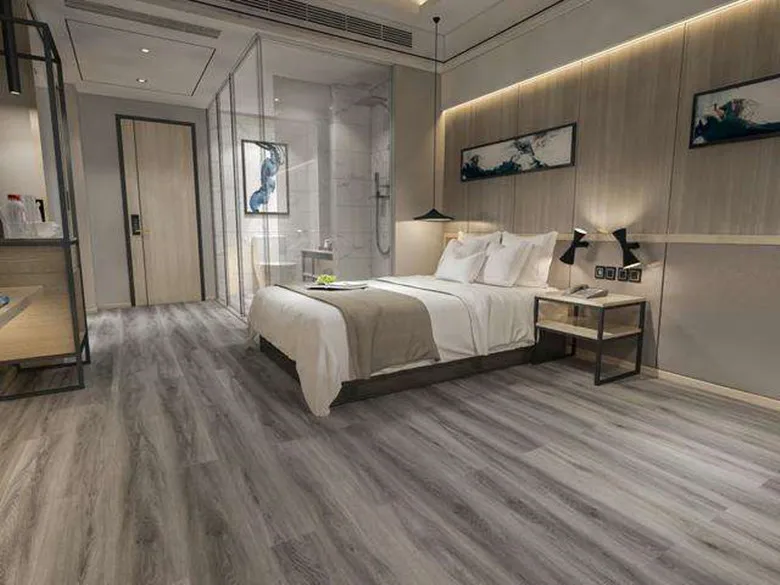 China best price ecological indoor self adhesive vinyl floor tiles