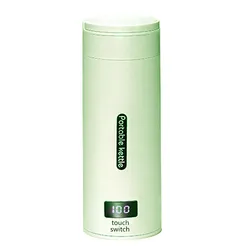 2023 500ML LCD screen multi function mini small stainless steel kettle electric portable boil heating hot water thermos tea cup