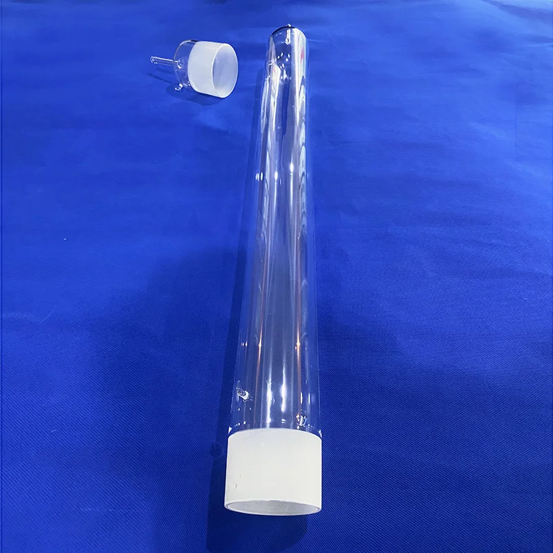 Heat resistant quartz glass furnace tube, quartz reaction furnace tube and large diameter tubular furnace