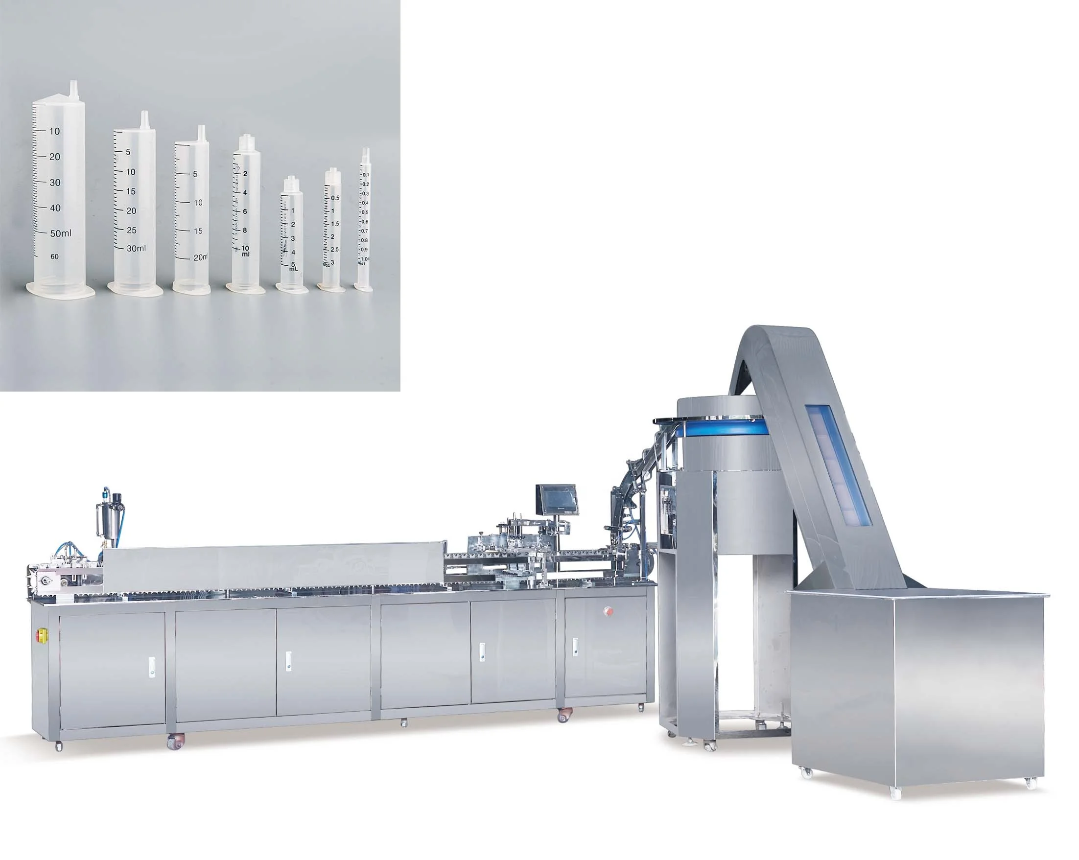 Rapid Syringe Barrel Silk Screen Printing Machine with Generating Centrifugal (Employ One Mesh Two Printing)