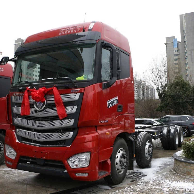 2023 Model Foton Auman 8x4 30-40ton 12 Wheel Cargo Truck Chassis for Sale