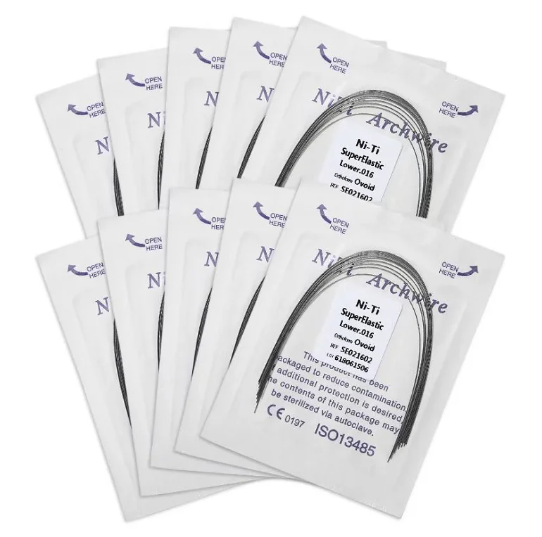 orthodontic niti straight 5 meters wire in roll pack