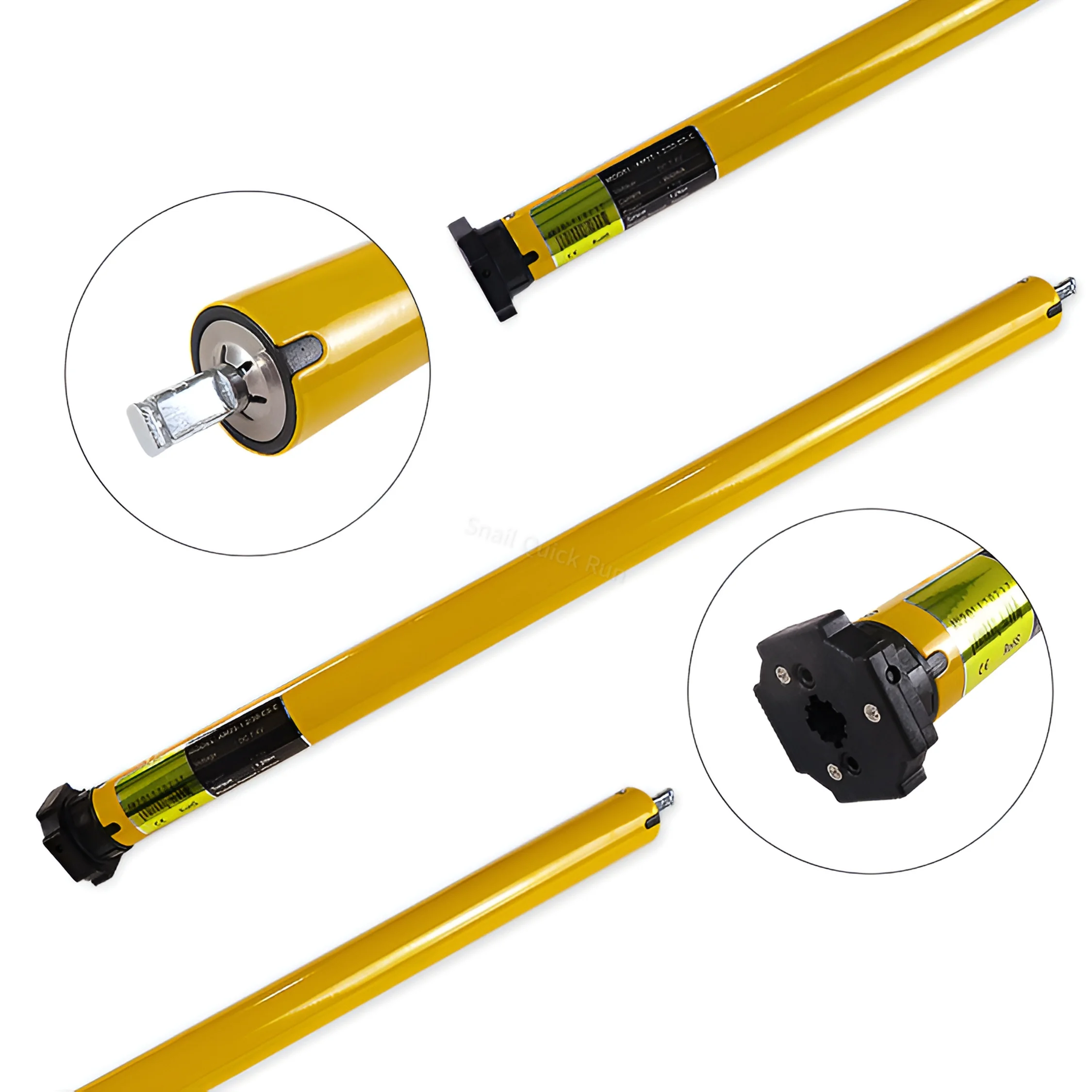 Factory price RF control built-in lithium battery smart motorized curtain roll motor