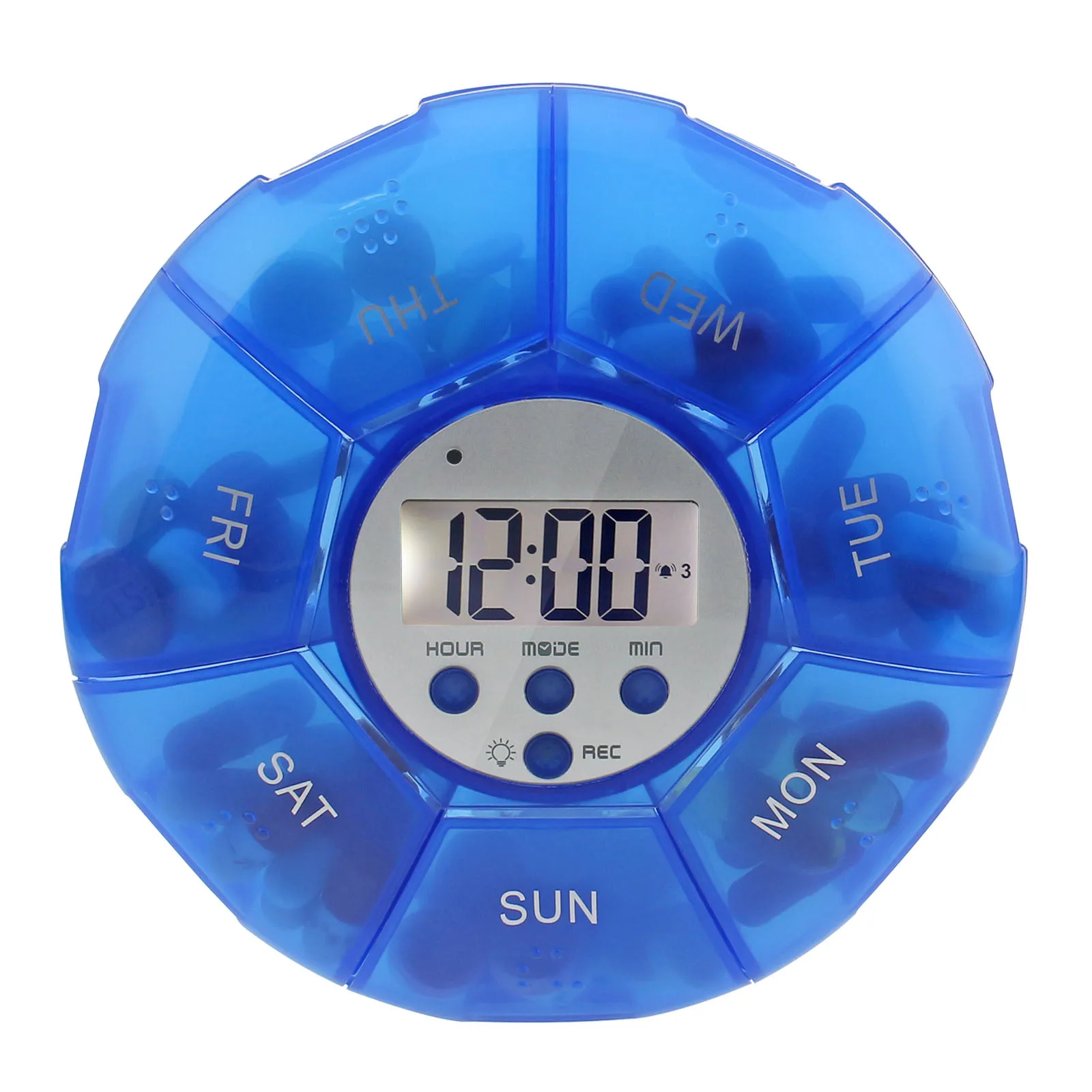 cute plastic electronic pill box timer
