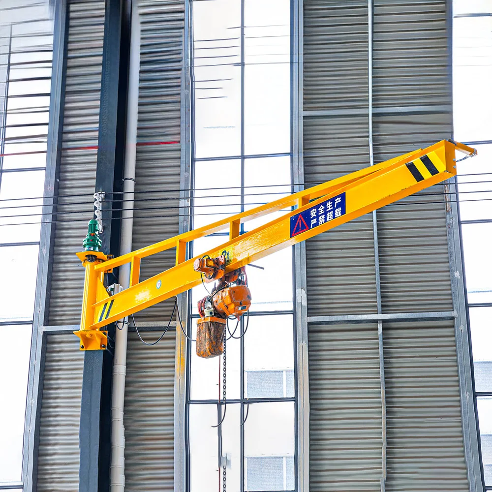 380V Industrial Workshop Light Structure Column Mounted Lifting Jib Crane