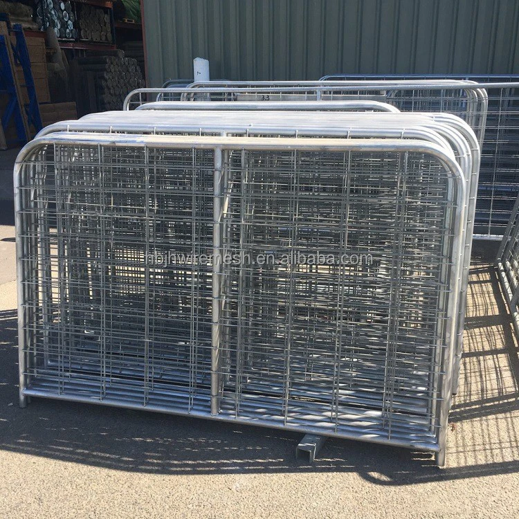 Wholesale Reasonable Price Hot Dipped Galvanized Loop Feet Fencing Trellis Gate Colorbond Fence Construction