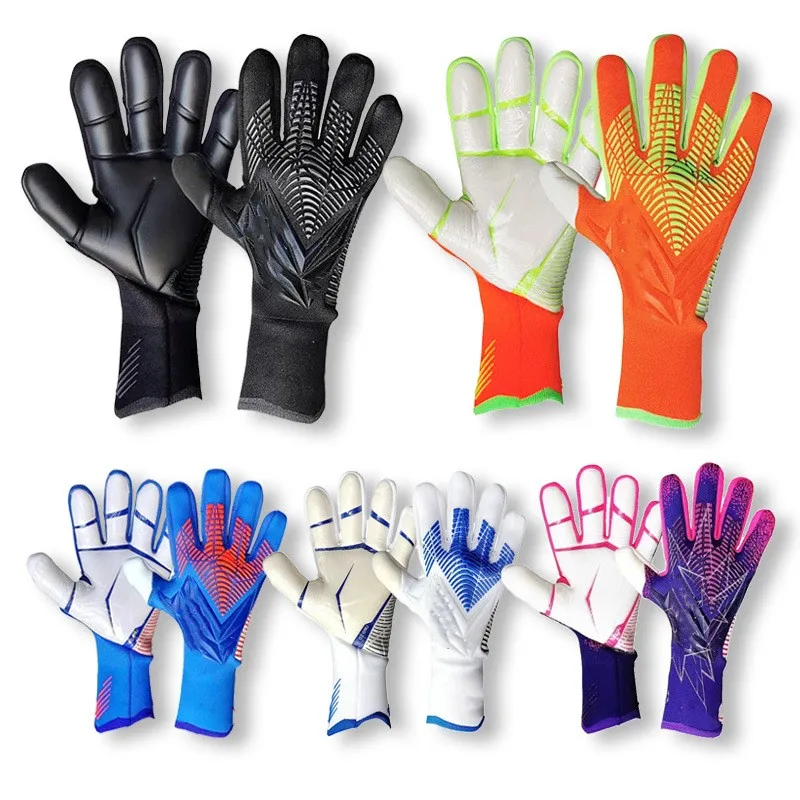 Wholesale Professional Customized Logo Anti Slip All Latex Soccer Football Goalkeeper Gloves
