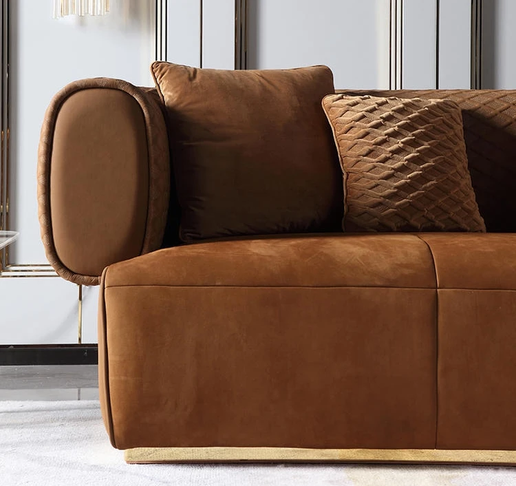 Wholesale sofa classical luxury Italian leather sofa sectional couch living room sofa