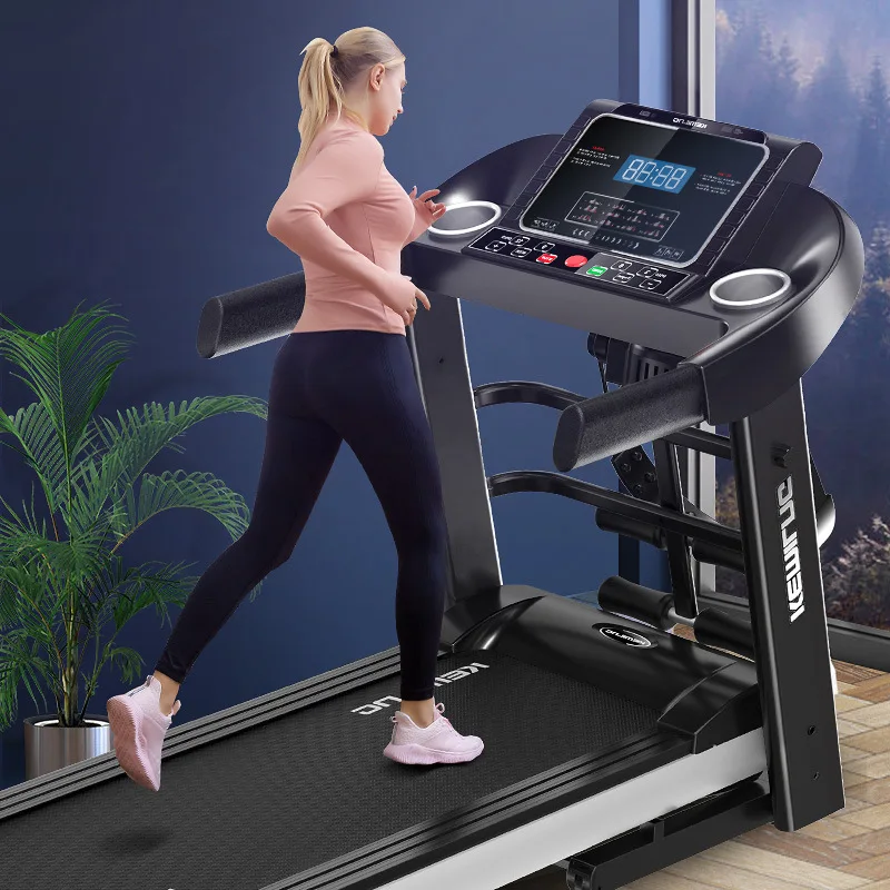 Home Foldable Treadmill Multifunctional Electric Treadmill 6-drive Shock Absorbing Silent Treadmill Factory Direct Sales