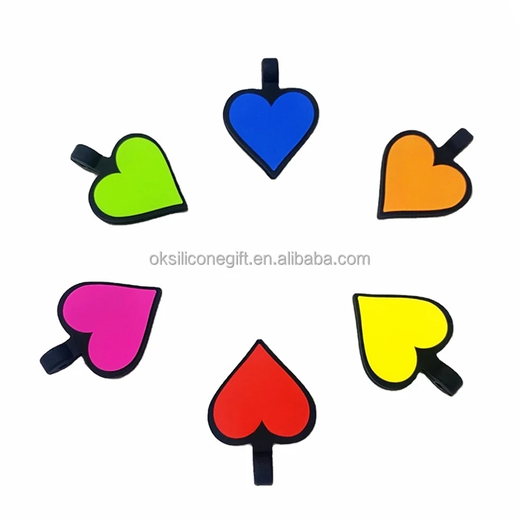 OKSILICONE бирка с именем для собак оптом/Опп сумка принтом или индивидуальная кружевная домашних животных Дизайн Силиконовая форма в форме сердца 3