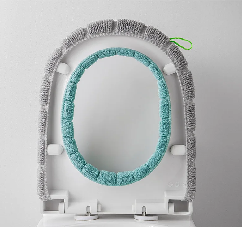 Toilet Seat Cover Thickened Kitted Toilet Mat Antifreeze Toilet Cover Soft Cartoon Seat Covers Bathroom Products
