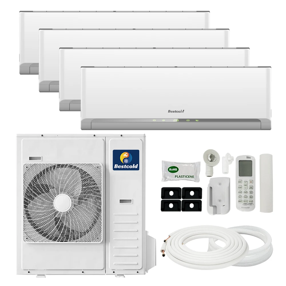R410A 18k 24k 36k 42k Smart Indoor Multi Zone Split Air Conditioners For Household Central AC Mini Split Air Conditioner