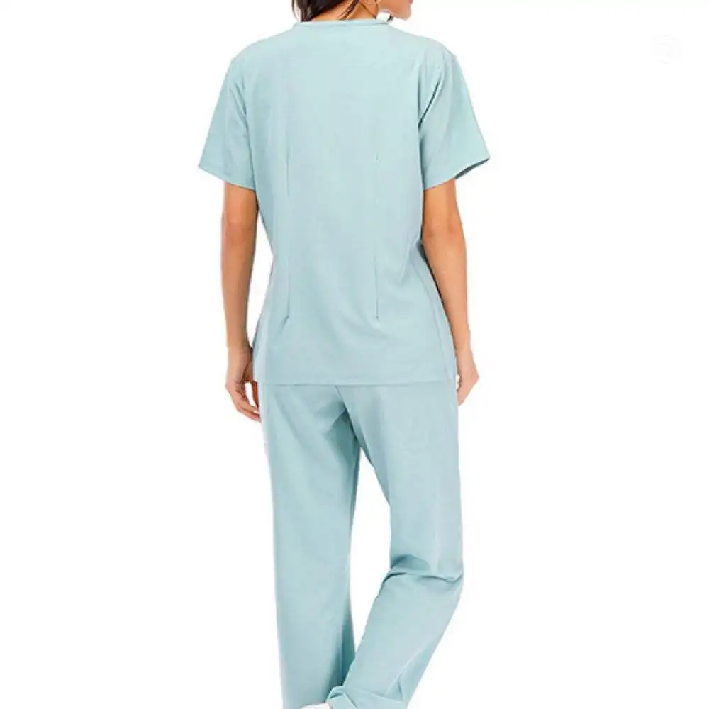 New Arrival Stylish Washable Stretchable Unisex Scrubs Cherokee Medical Suits Top And Pants Uniform Hospital Scrubs Sets