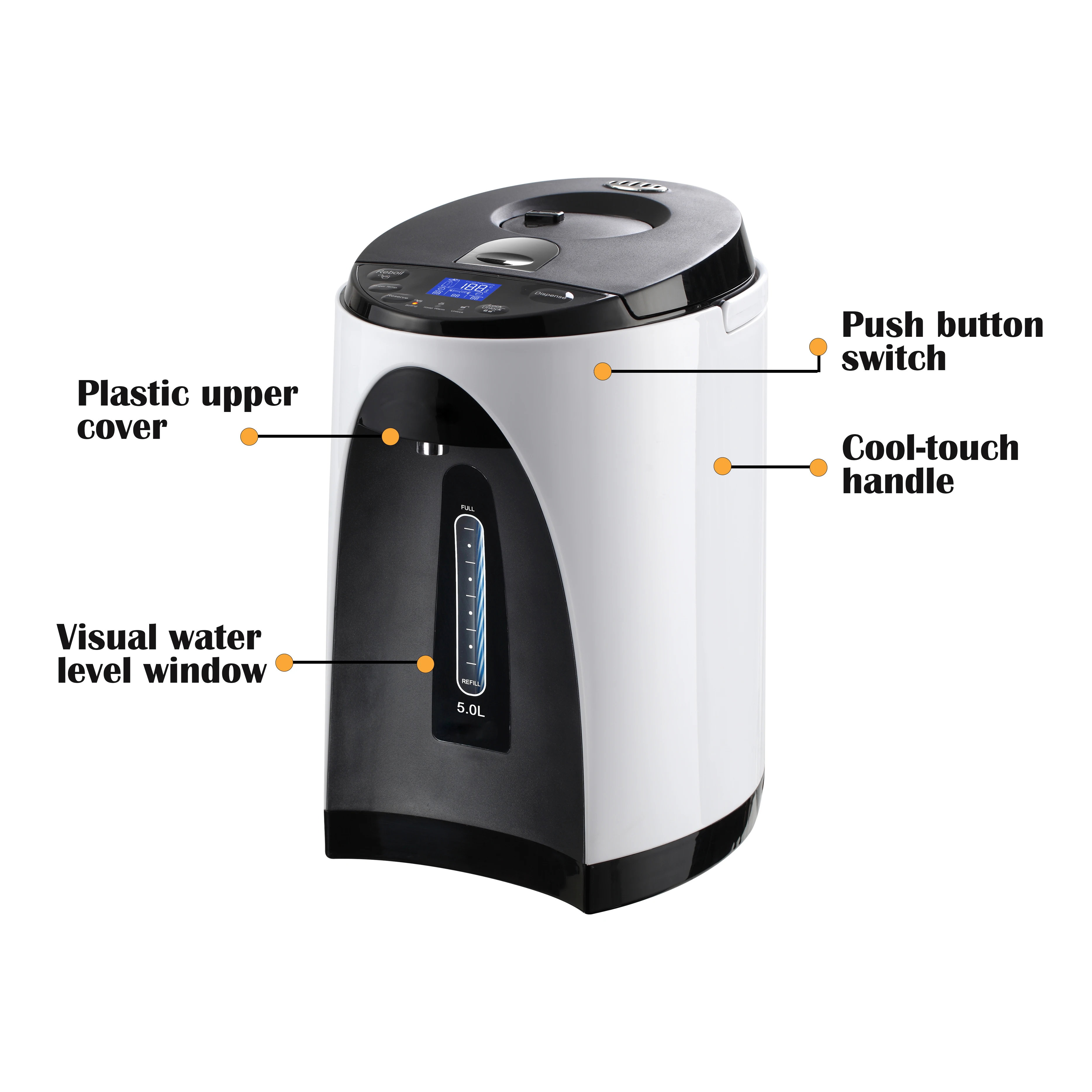 New Household LED  Display Thermo Pot Electric Kettles Variable Temperature Selection Automatic Thermo Electric Air Pot