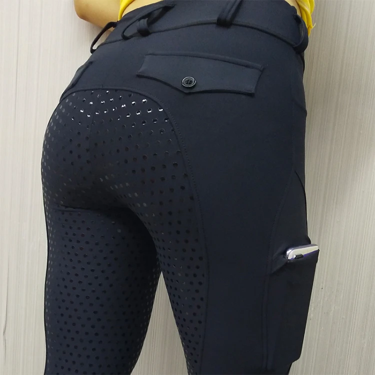 Customized Horse Full Seat Silicone High Wais Breeches Horse Riding Tights Leggings Ladies Equestrian Clothing