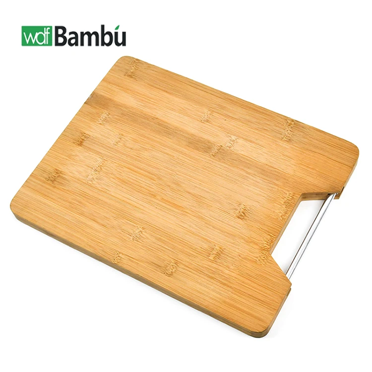 WDF Good Quality tabla de madera para cocina chacuterie butcher choping board double sided bamboo chopping board for kitchen use