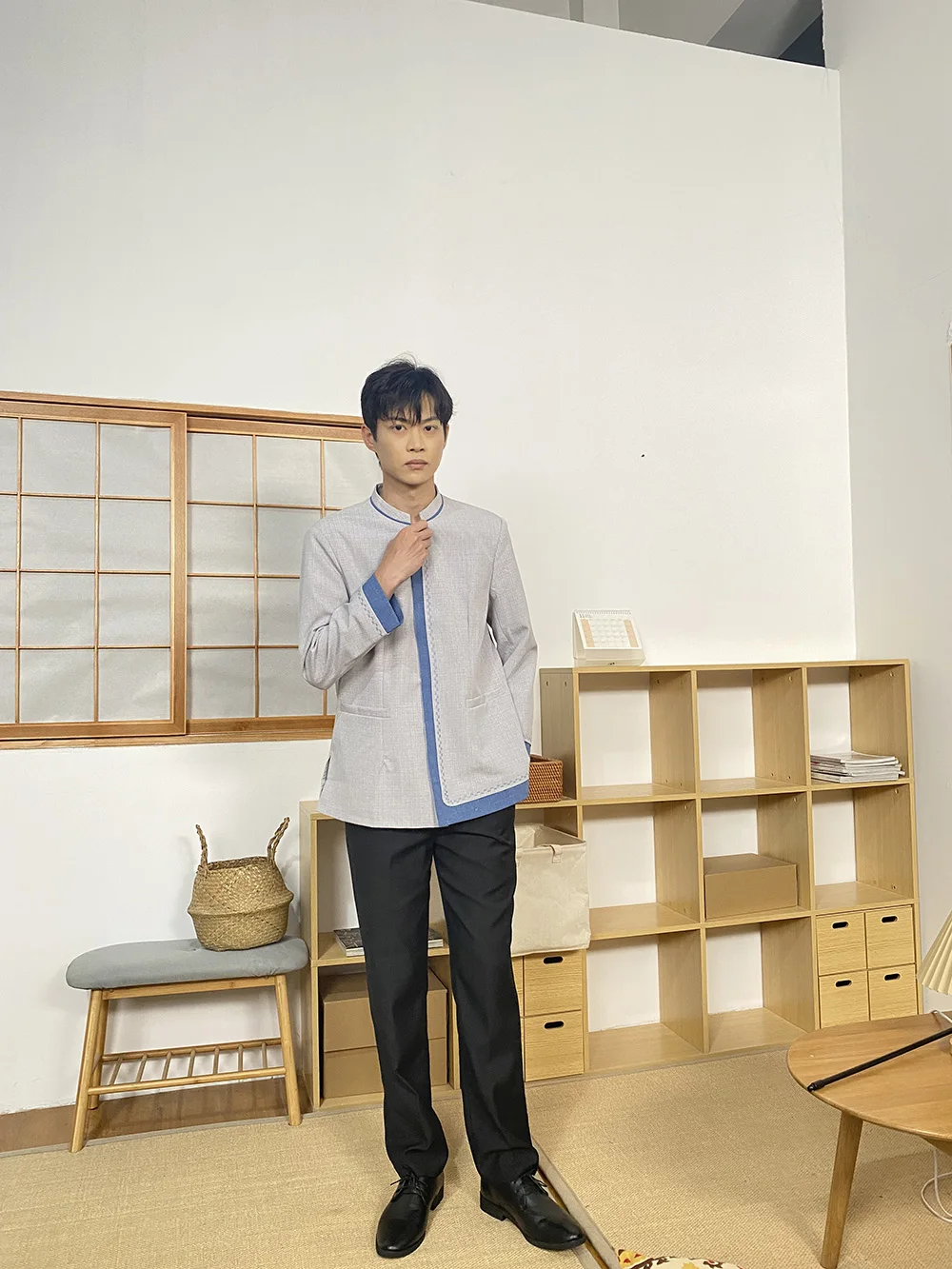 Мужское пальто шеф-повара с длинным рукавом, Рабочая форма шеф-повара для ресторана, отеля, кухни, одежда, куртка шеф-повара