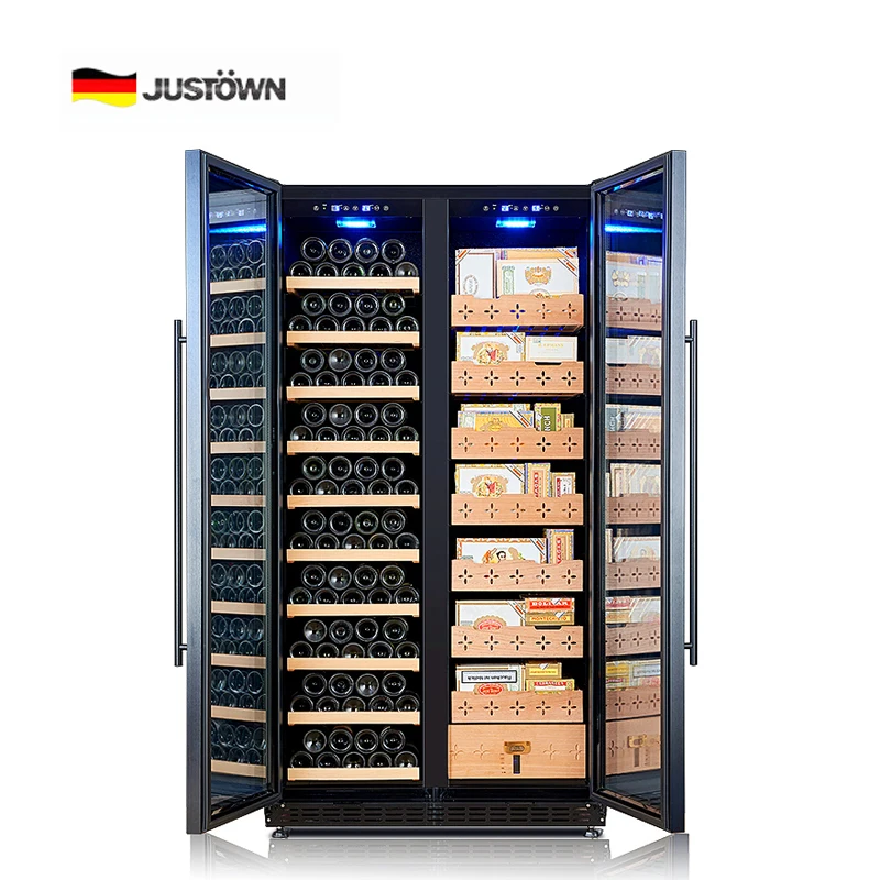 
Professional backwoods Cabinet Humidifying Fan Cooling Compressor No Frost Spain cigars Humidor wine Cooler 