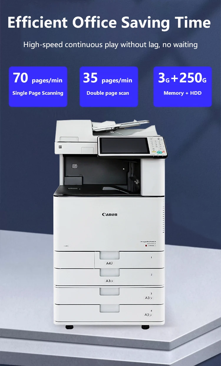 Multifunction Printer color Second Hand Copiers refurbishment copier machine canon  for Canon 3530 Used Copier