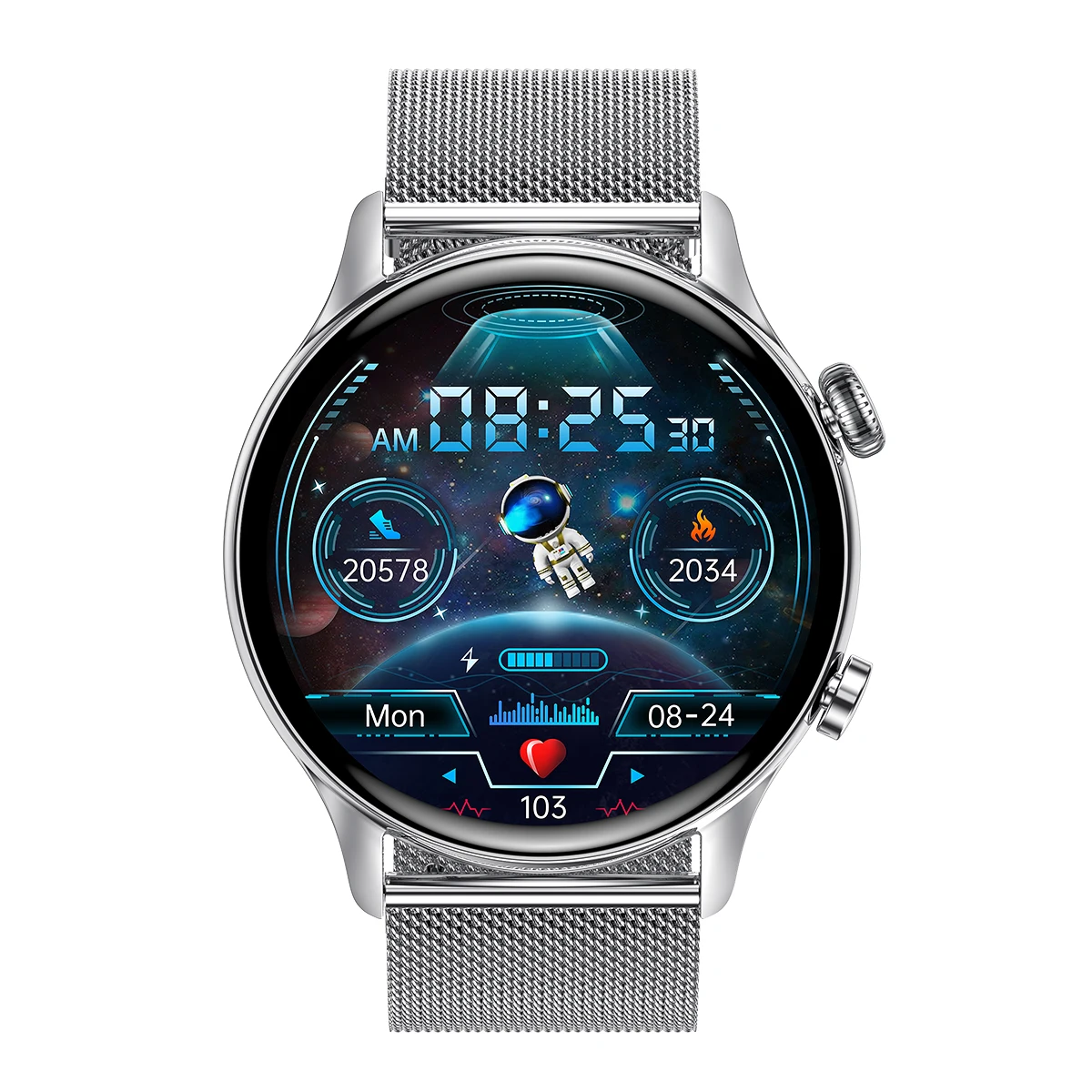 Factory OEM Logo 1.30 Inch AMOLED Screen IP68 Waterproof Blood Oxygen Monitor APP Control Smart Watch For Outdoor