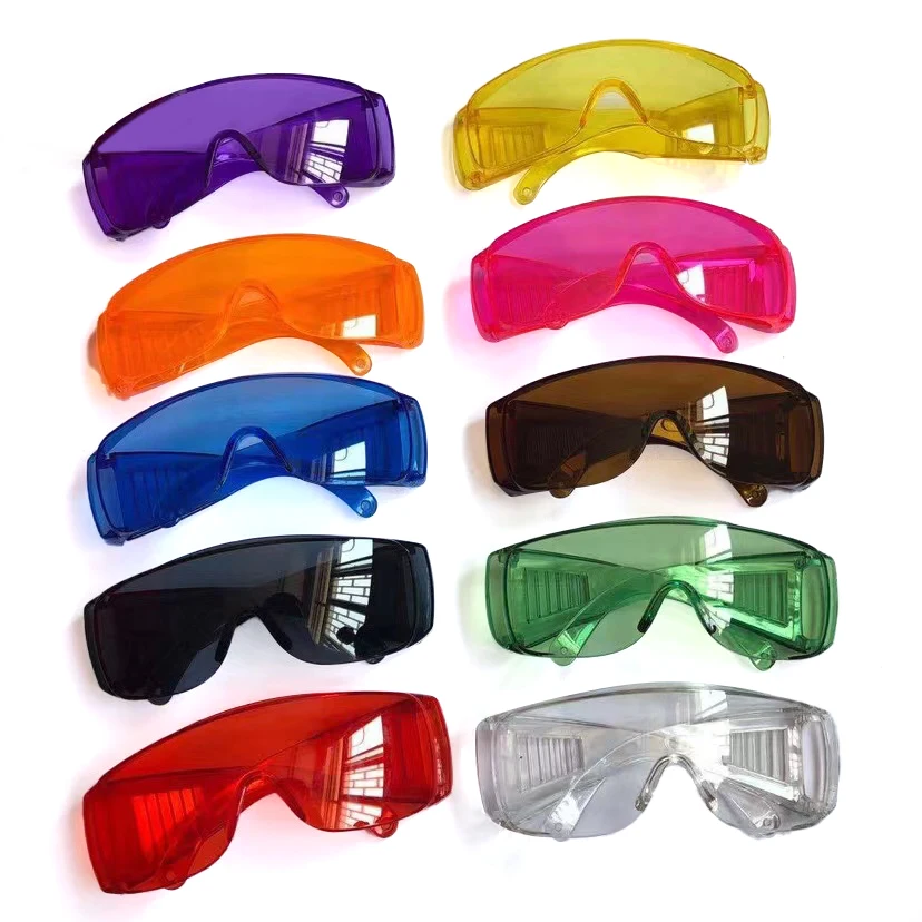 From stock PC labor protection glasses windproof shock proof explosion proof color blinds goggles Infrared glasses