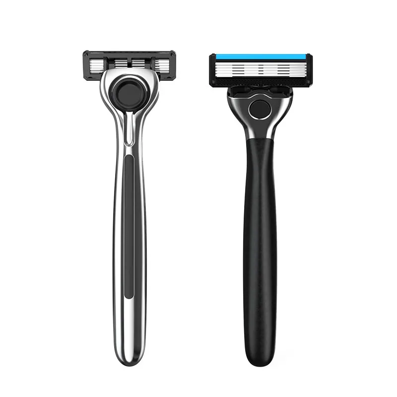 Wholesale Safety with Five Blade Razor Best Sell Shaving Razor Stainless Steel for Man System Metal Handle Female Razor 5 Blade