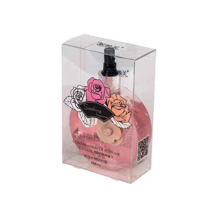 Transparent Plastic Printed PVC Box Display Packaging Folding Acetate Boxes Clear