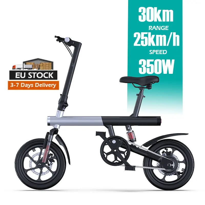 UK Warehouse Cheap MZ-4 48V 350W 14Inch Ebike Electric Bicycle E-Bike Folding Mini Electric City Bike For Adults