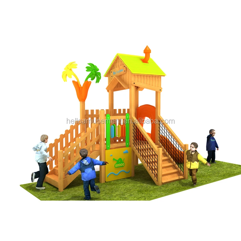 toddler indoor outdoor play games wooden slide on sale