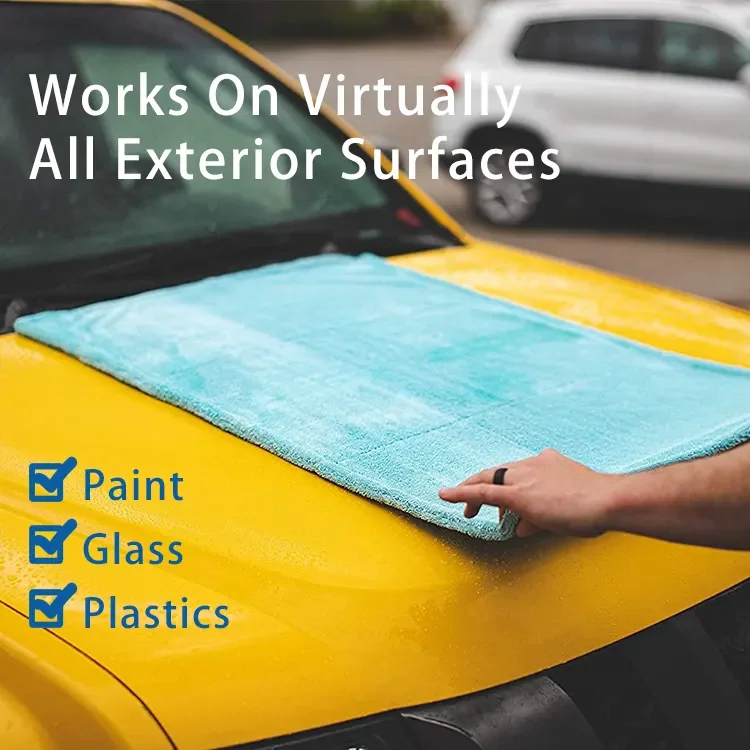 1200gsm 1400 gsm thickened car wash accessories towel twisted loop car cleaning drying microfiber towel car wach