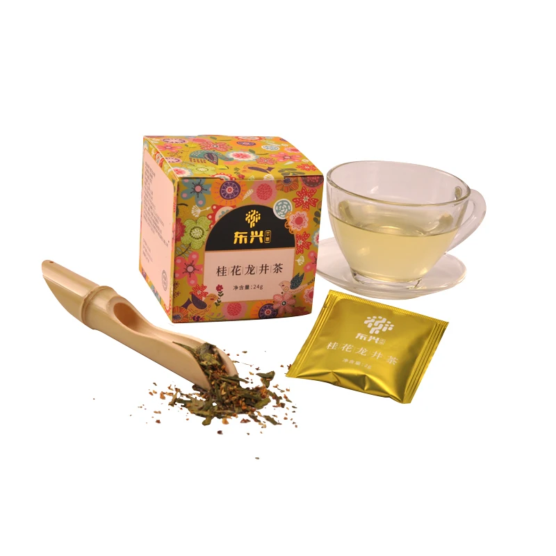 
Chinese Traditional Herbs Detox Tea Sweet Flavored Osmanthus longjing Tea detox tea 