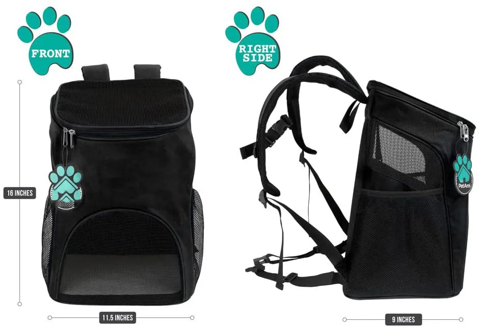 Advocator OEM&ODM TSA Allowed Large Backpack with Bowl Cages outing Carriers & Houses Pet Travel Bag for cats and