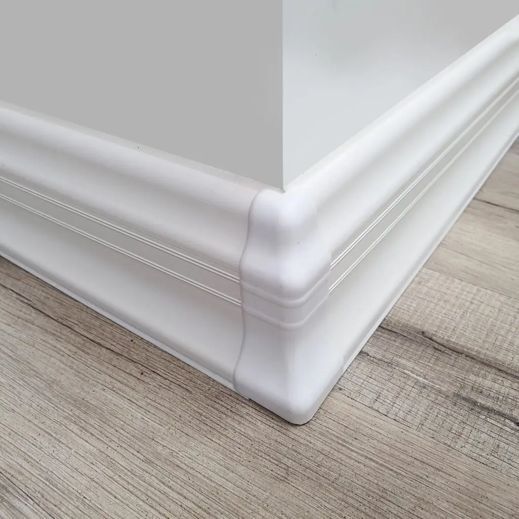 2023 water proof Polystyrene PS skirting skirting board pvc wall base plastic