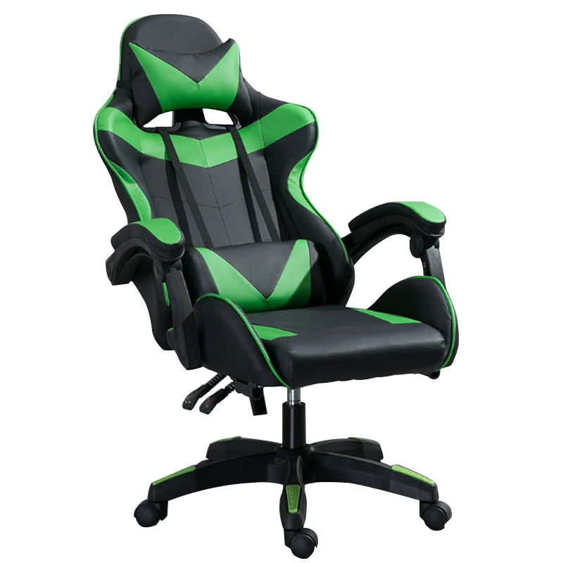 Оптовая продажа, современный дизайн, кожаный игровой стул высокого качества с пользовательским логотипом