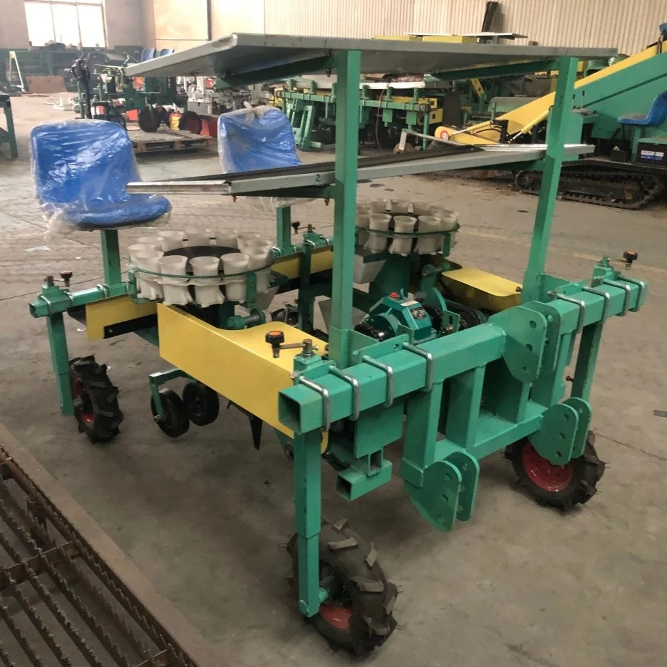 2ZBZ-1A self-propelled beet seedlings transplanting machine vegetable seed planter fully automatic crop transplanter wholesale