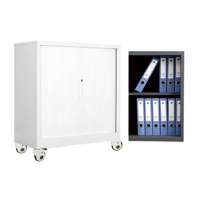Metal Integrated Removable File Drawer Cabinet with Sliding Door Rain Design Stretcher Type