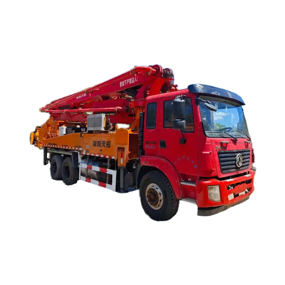 New & Used Diesel Powered Truck Mounted Concrete Pump Machine 38M with Low Price Manufacturing Plant Engine Motor Bearing