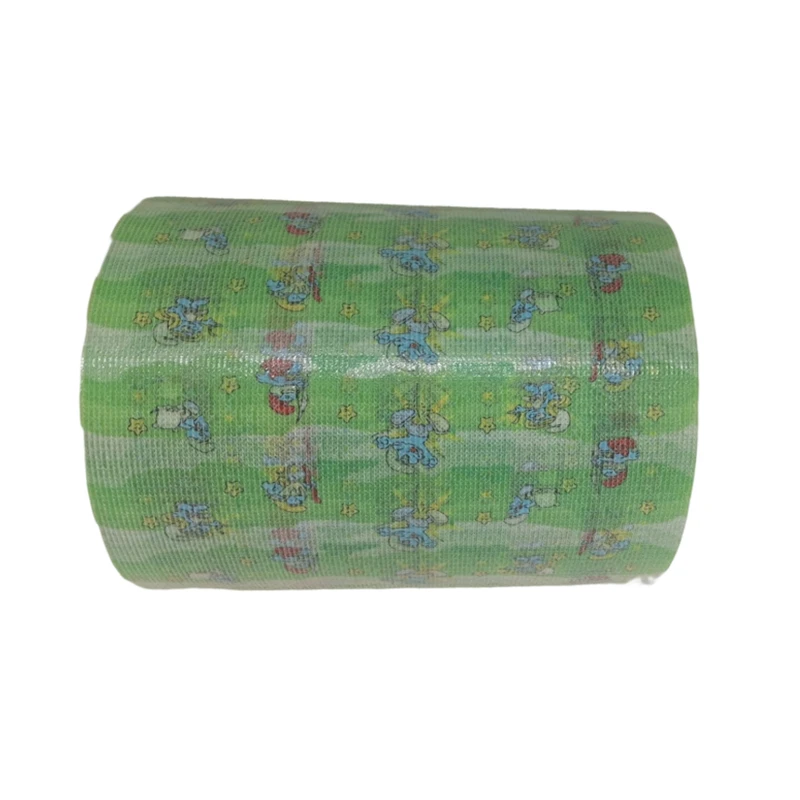 Brushed Frontal Loop Frontal Tape Baby Diaper Raw Materials  Manufacturer for  Frontal Tape