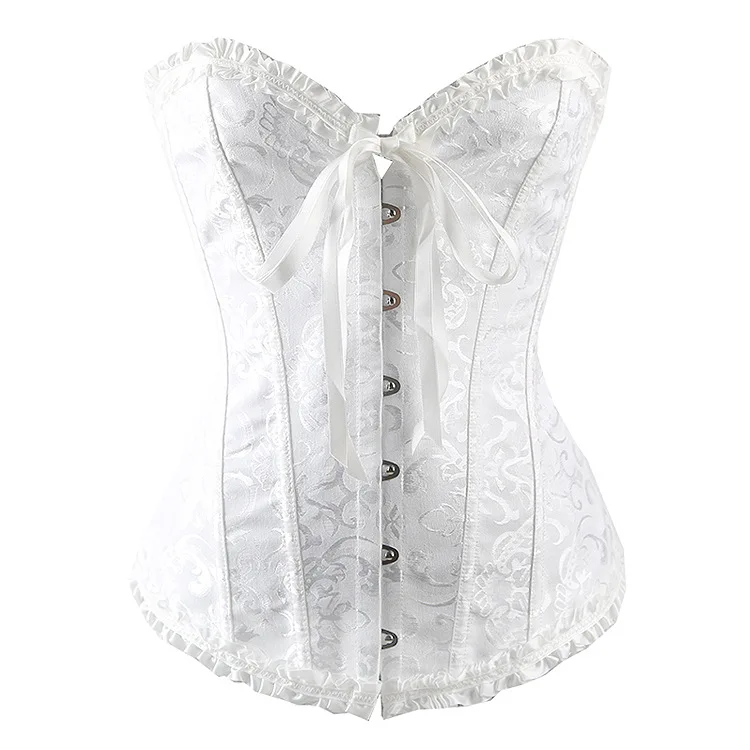 Sihe Hot sale plus size corsets and bustiers lace bustier corset white overbust corset for women