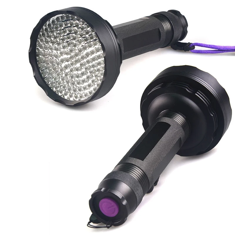 
128 LED Ultraviolet Blacklight 395NM Detector for Dog Urine For Dog/Cat Urine Dry Stains,Bed Bug 128 UV LED Flashlight 