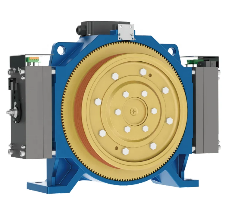 Elevator  Gearless Traction Motor Elevator Machine for Passenger Elevator Mondarive Mck100 Permanent Magnet Synchronous Gearless