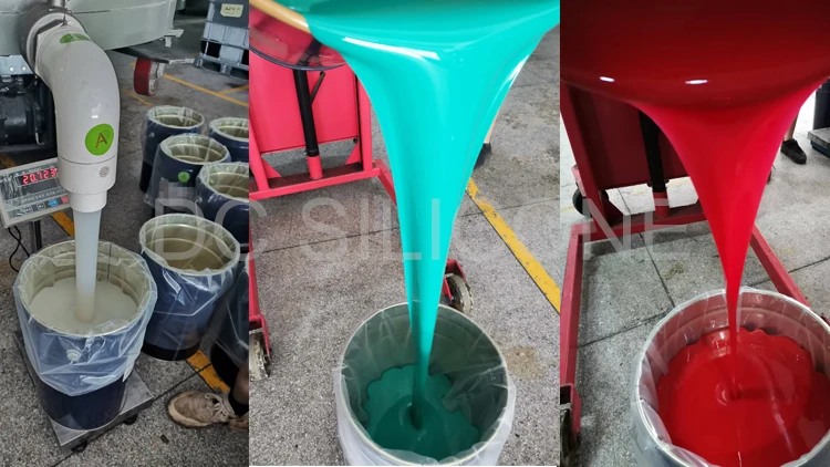 condensation cure silicone rubber tin cure  rtv silicone rubber soft silicone rubber for mold making for artificial stone