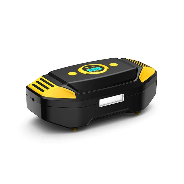 Car Air Pump With Carry Handle For Designed For Use In Vehicles Or At Home With Universal Adapters