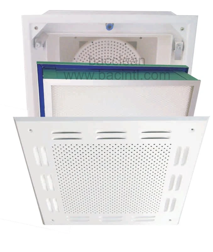 ISO7 10000 clean class automation HEPA Filter Terminal Box for clean room
